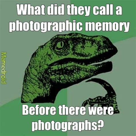 meme photoshoot|photographic memory meme.